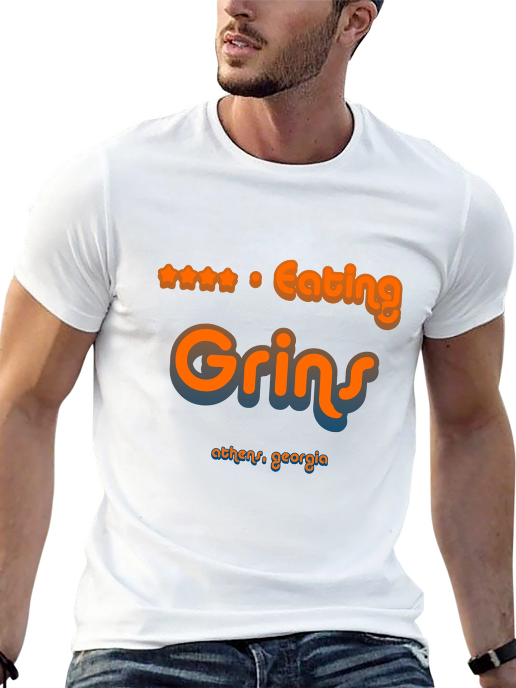 Eating Grins Athens Georgia Graphic T-Shirt