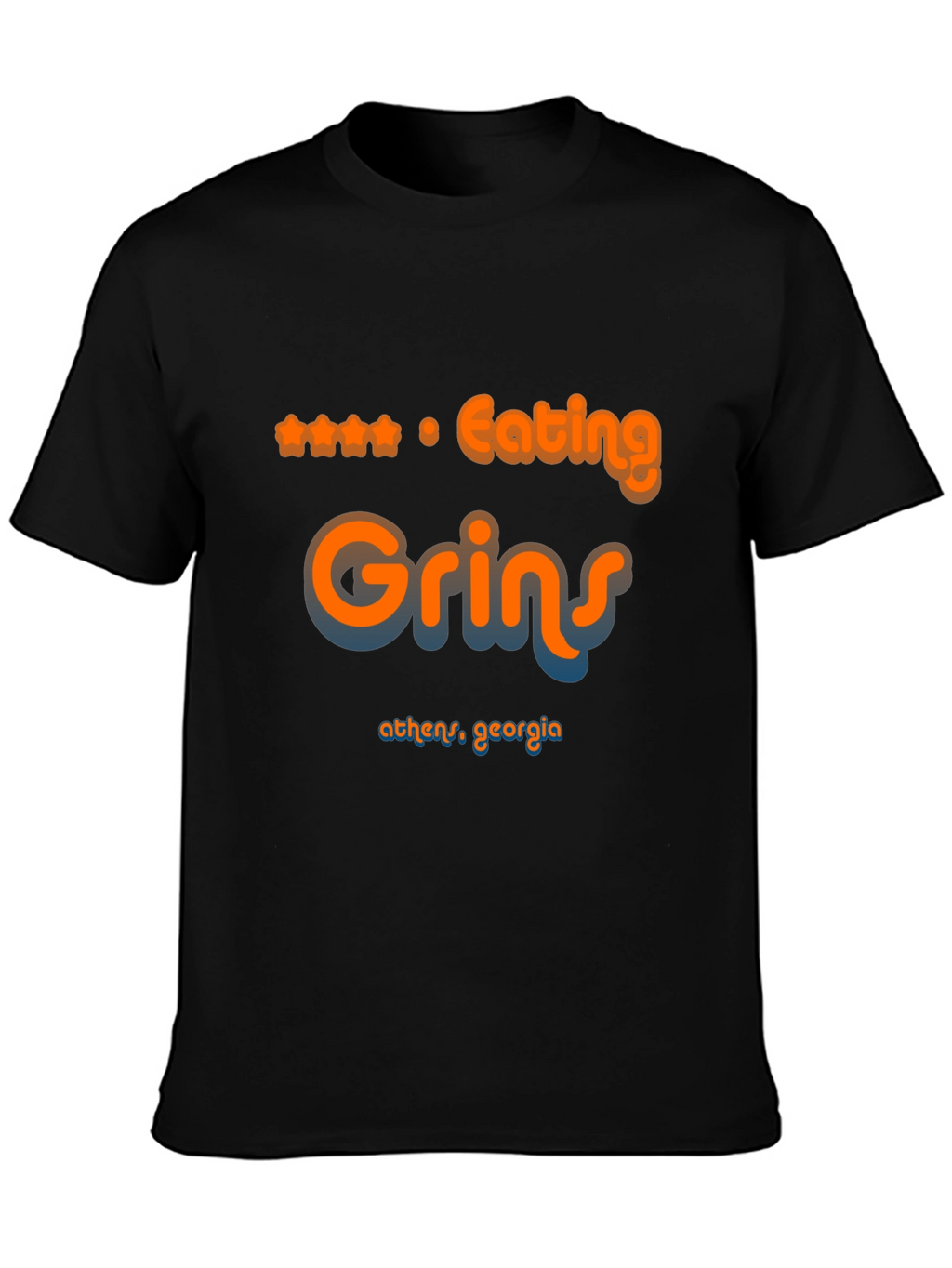 Eating Grins Athens Georgia Graphic T-Shirt