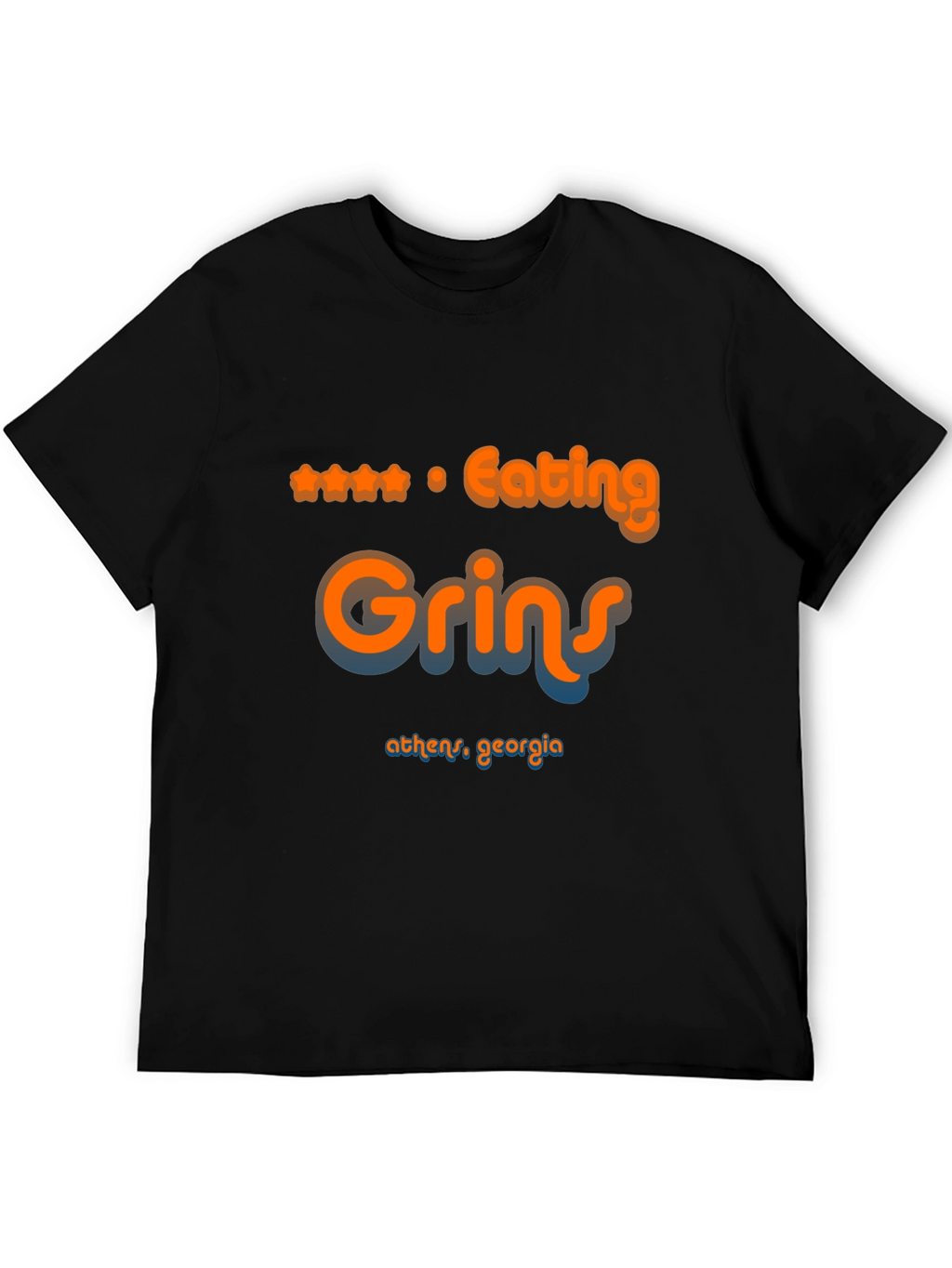 Eating Grins Athens Georgia Graphic T-Shirt