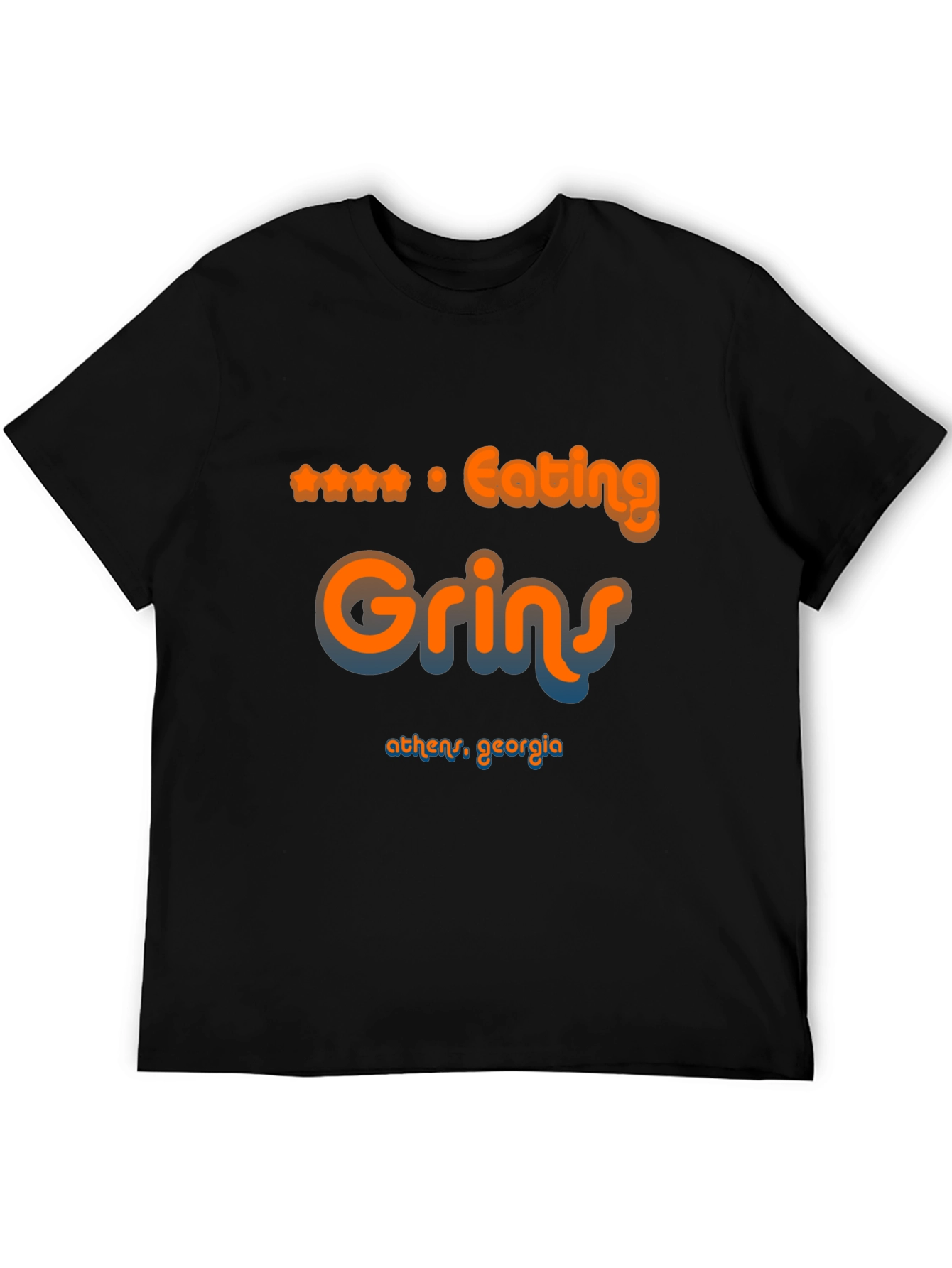 Eating Grins Athens Georgia Graphic T-Shirt