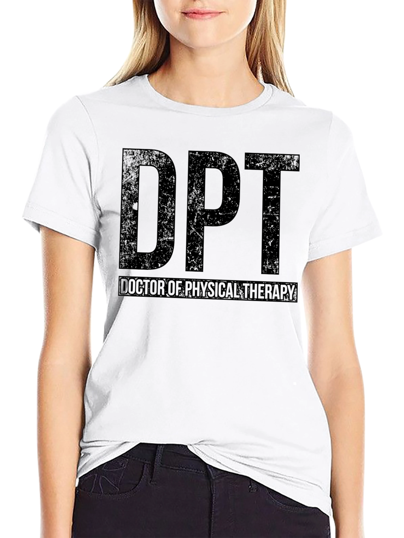 DPT Doctor of Physical Therapy Black T-Shirt