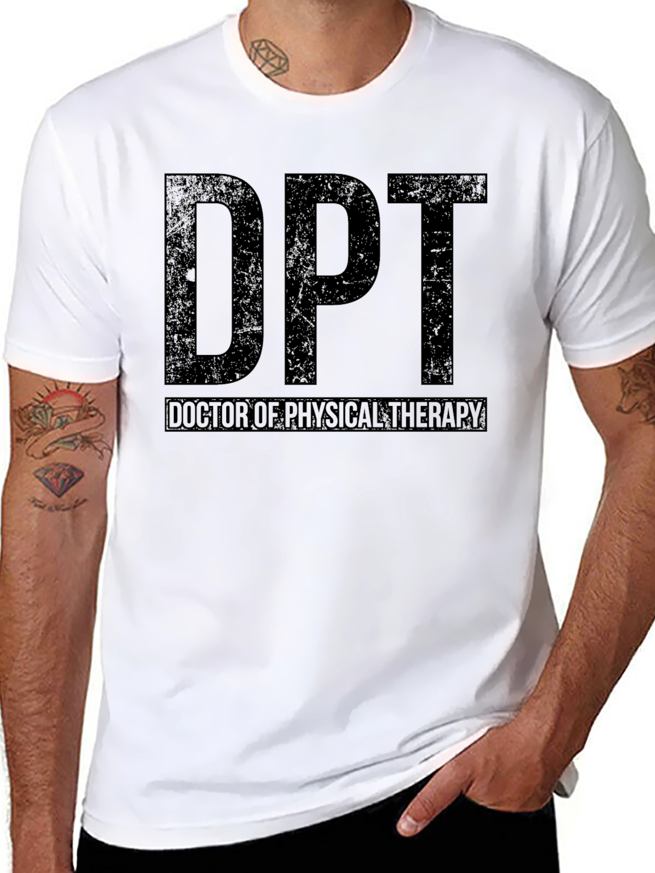 DPT Doctor of Physical Therapy Black T-Shirt