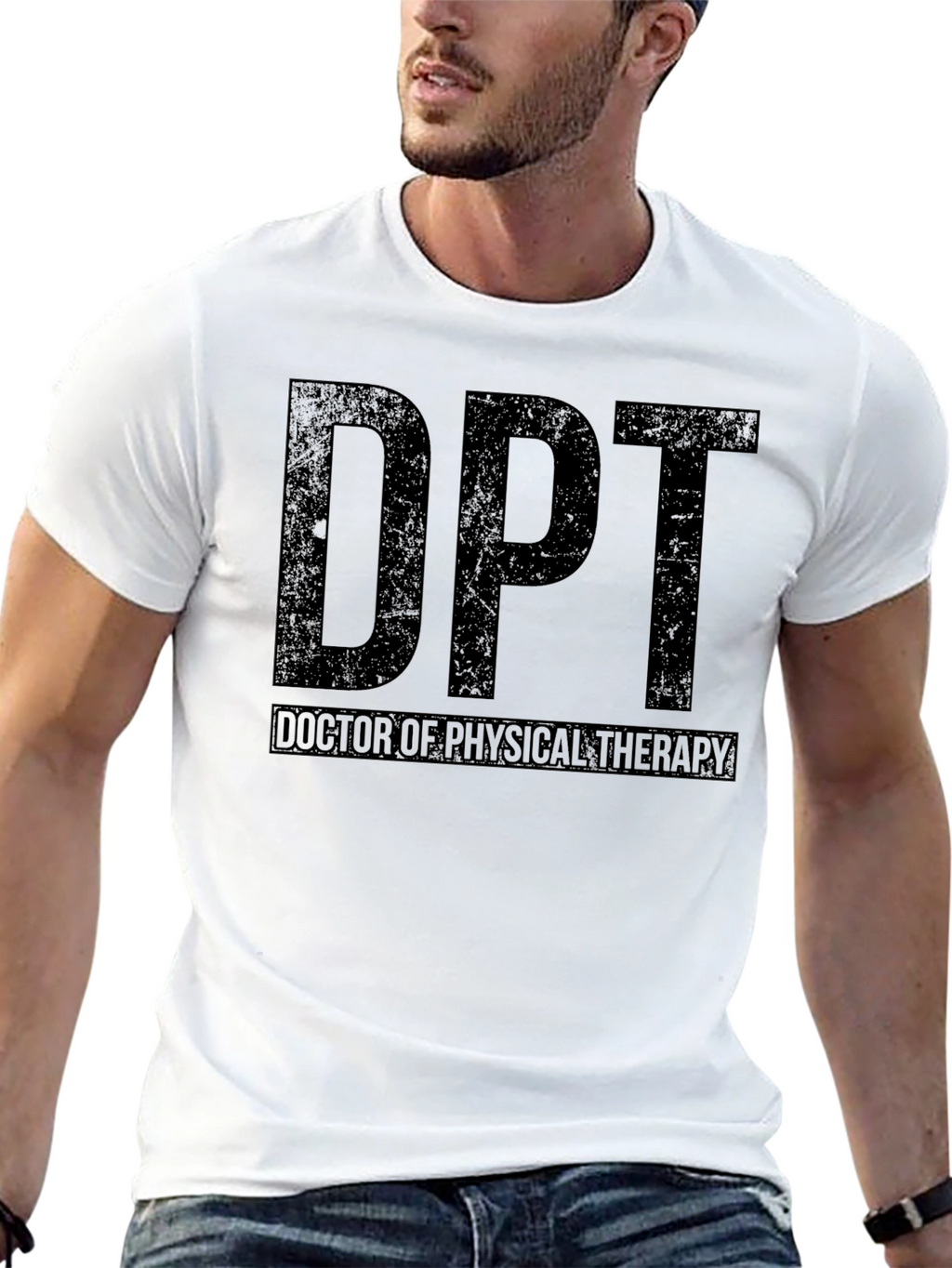 DPT Doctor of Physical Therapy Black T-Shirt