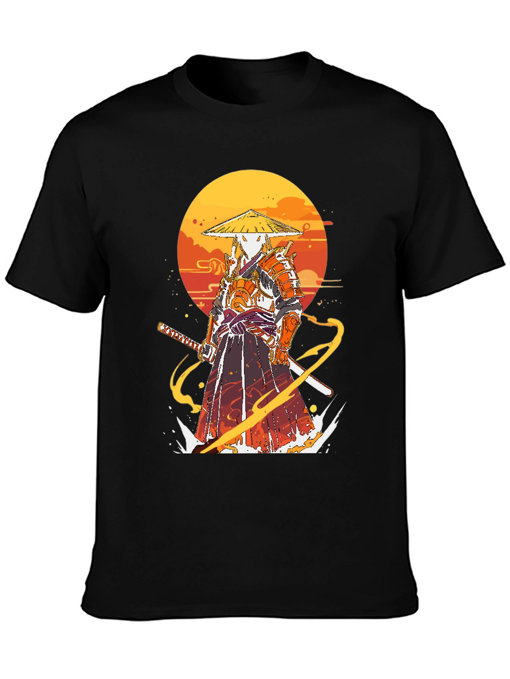 Samurai Graphic Print T-Shirt