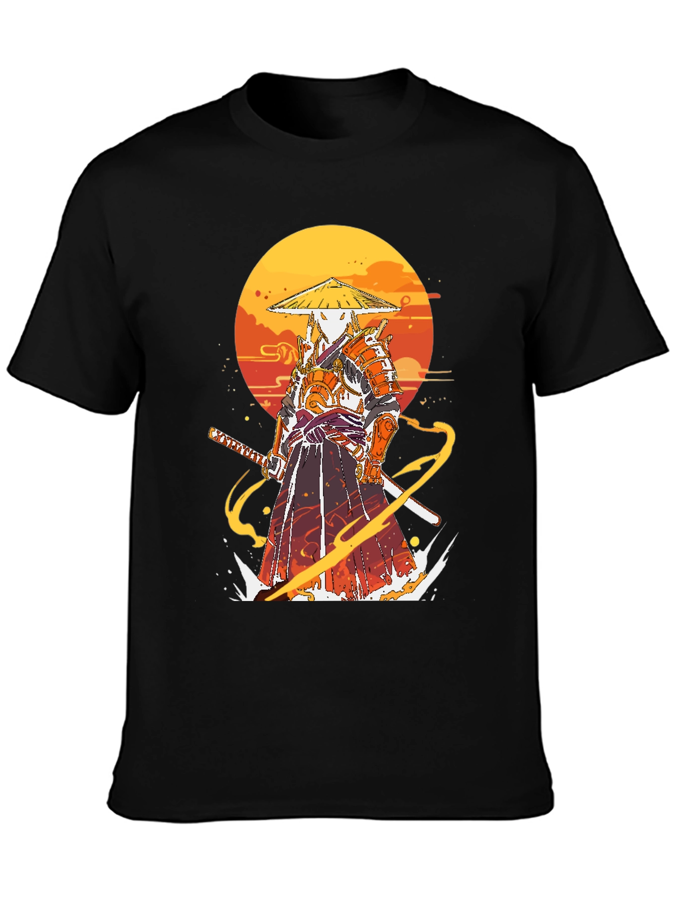 Samurai Graphic Print T-Shirt
