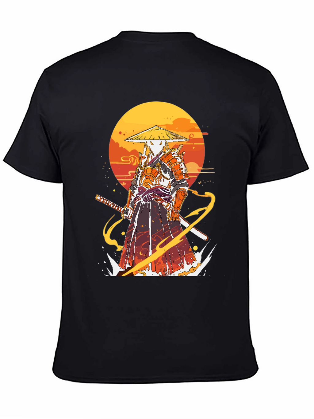 Samurai Graphic Print T-Shirt