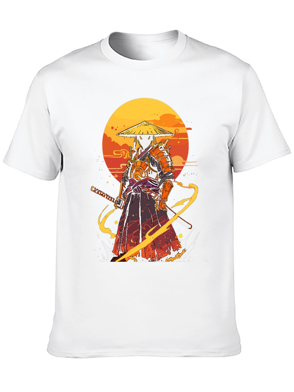 Samurai Graphic Print T-Shirt
