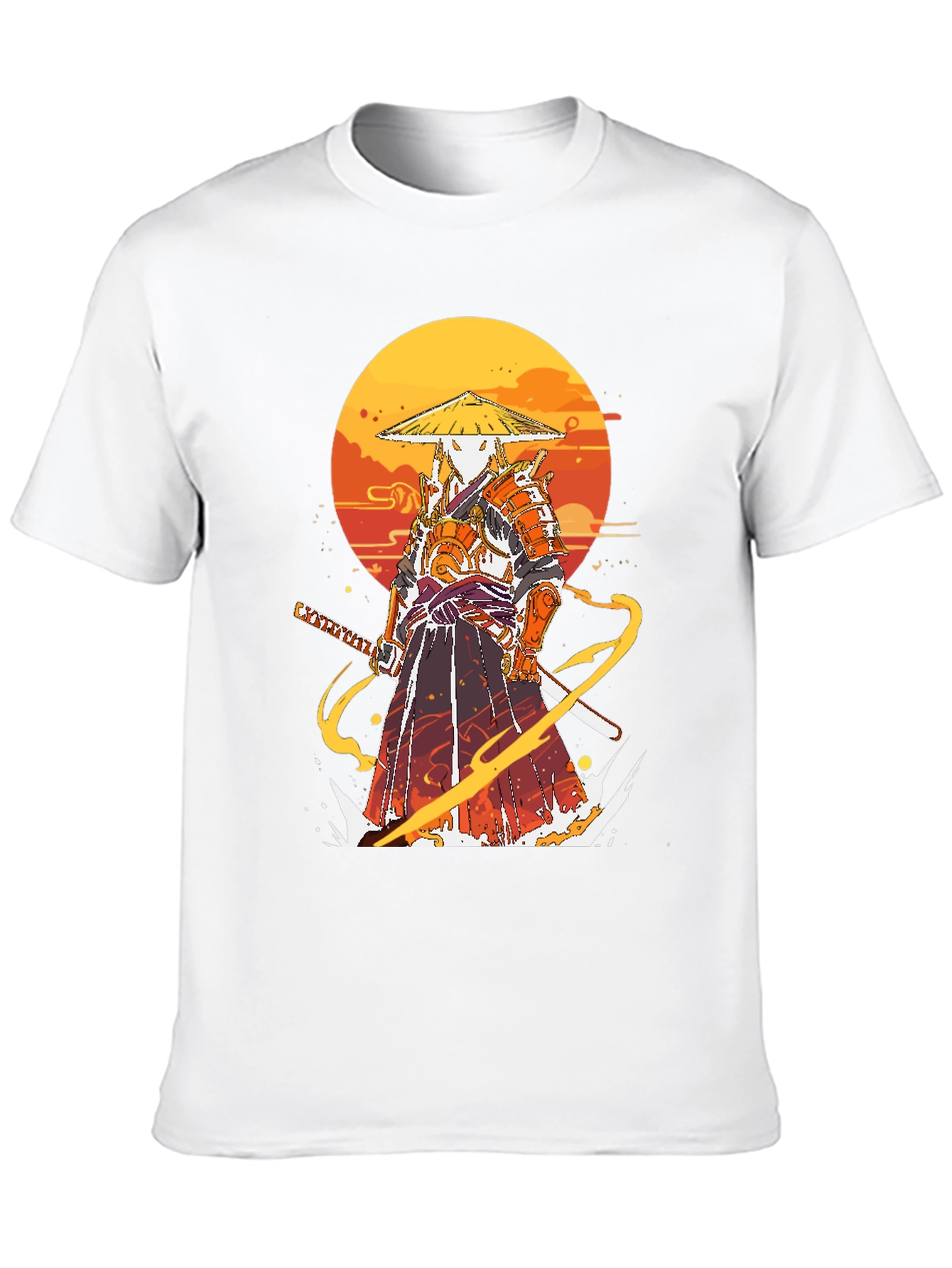 Samurai Graphic Print T-Shirt