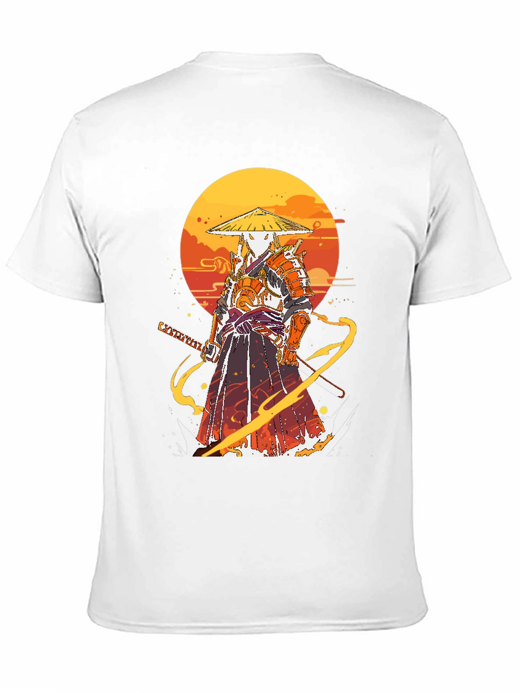 Samurai Graphic Print T-Shirt