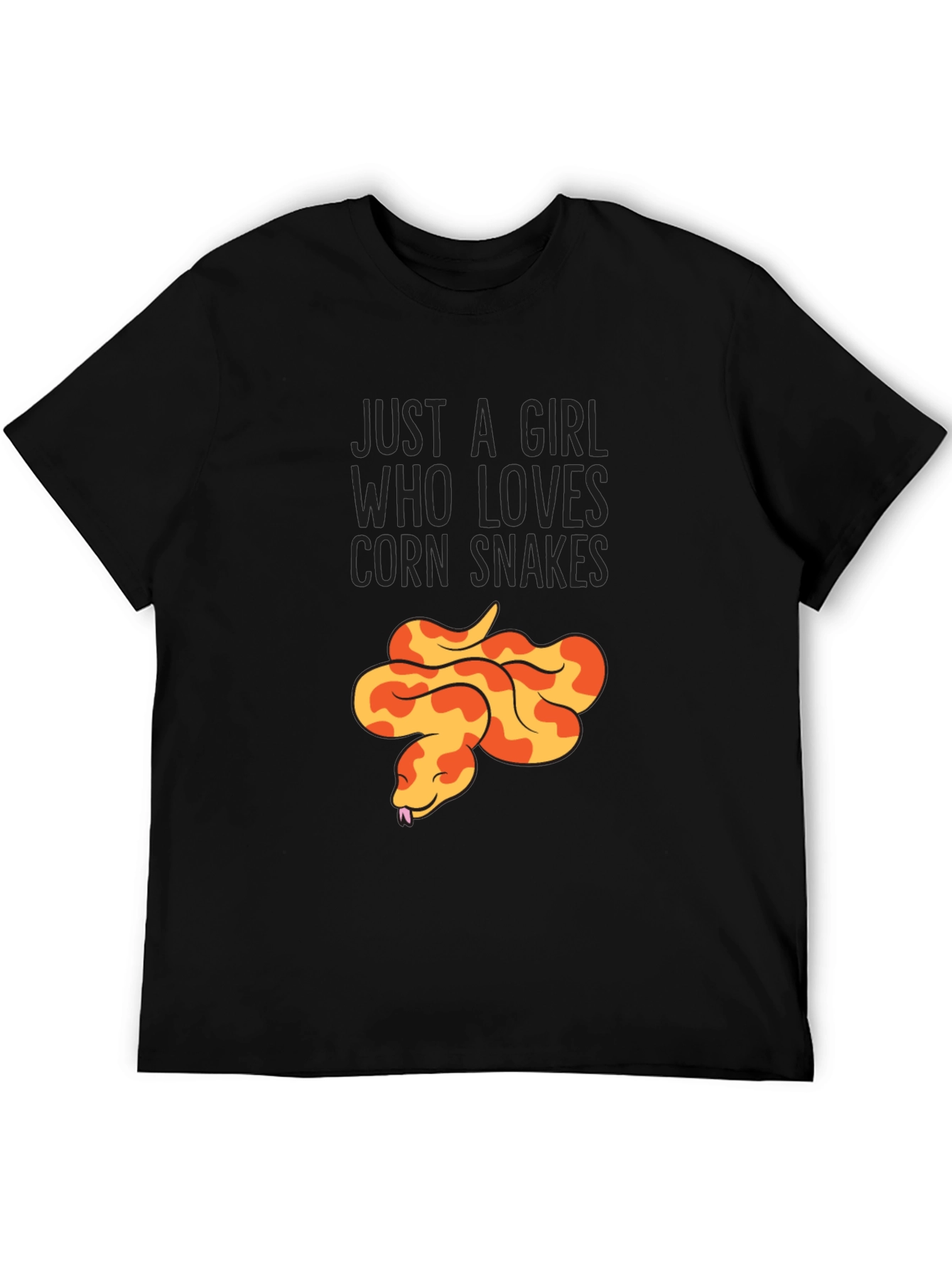 Corn Snake Lover T-Shirt - Just a Girl Who Loves Snakes!
