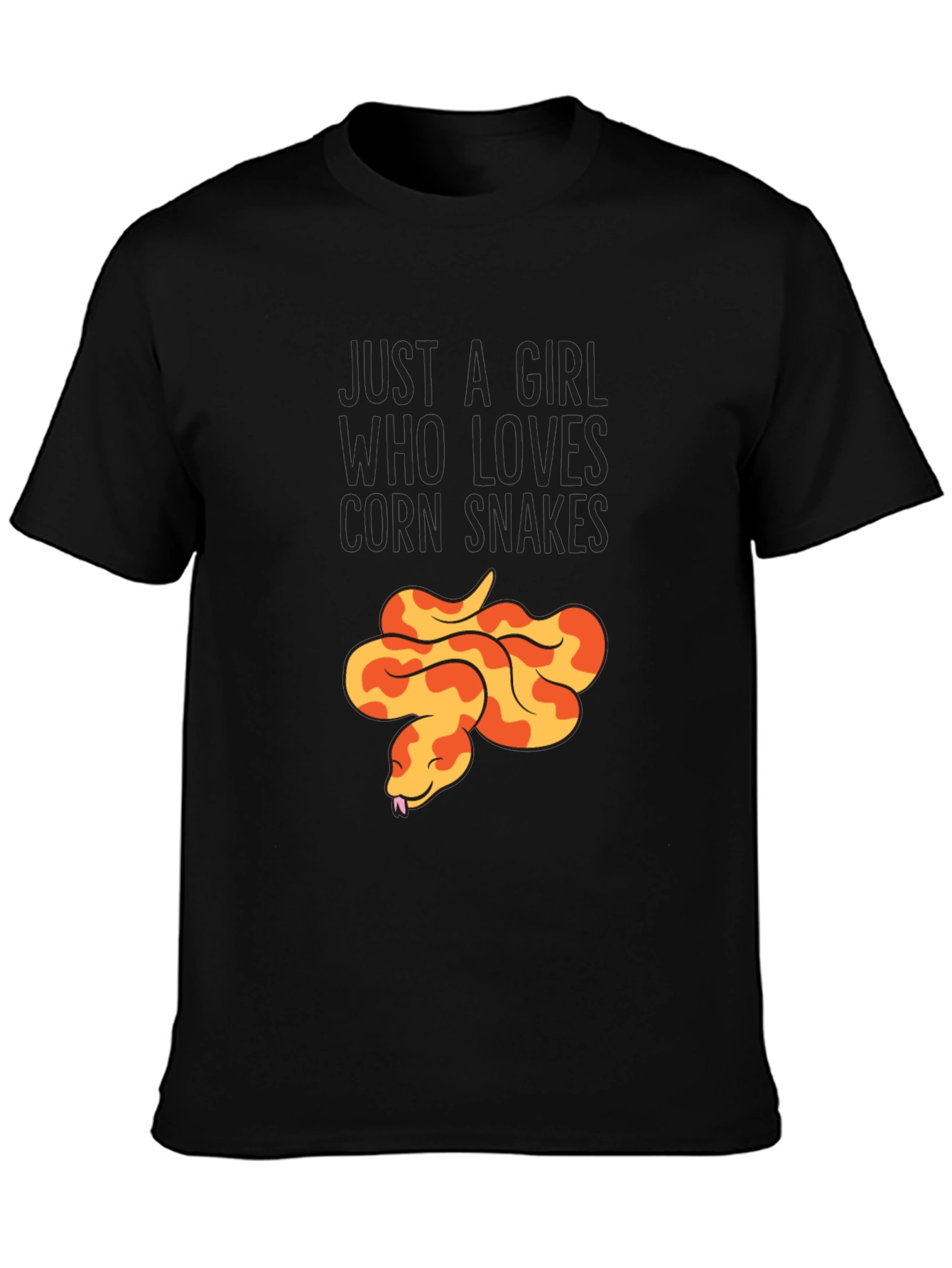 Corn Snake Lover T-Shirt - Just a Girl Who Loves Snakes!