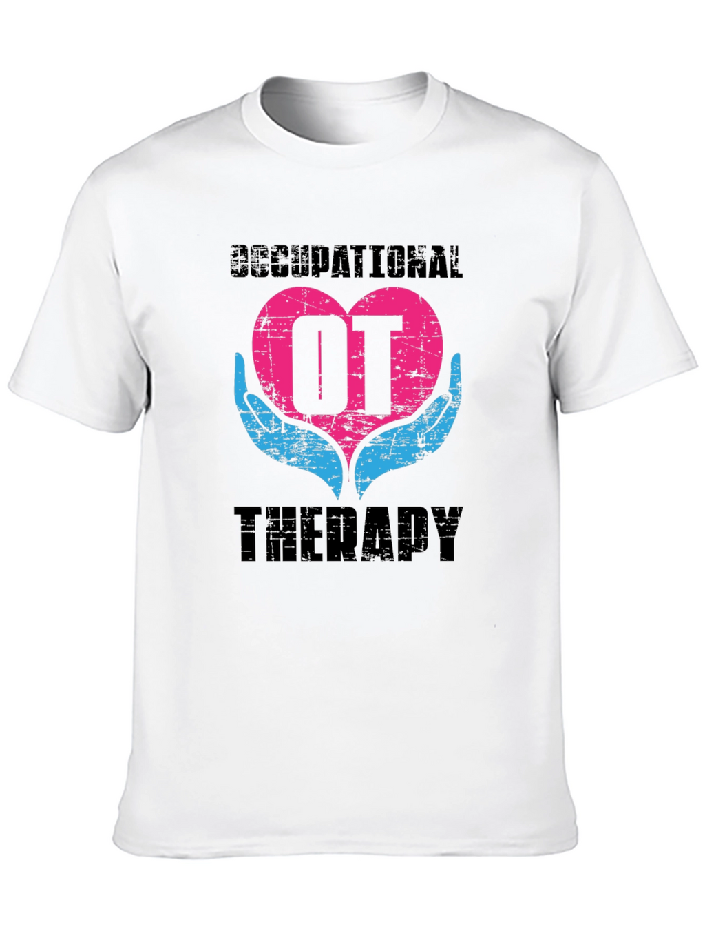 Occupational Therapy OT Heart Hands Graphic Tee