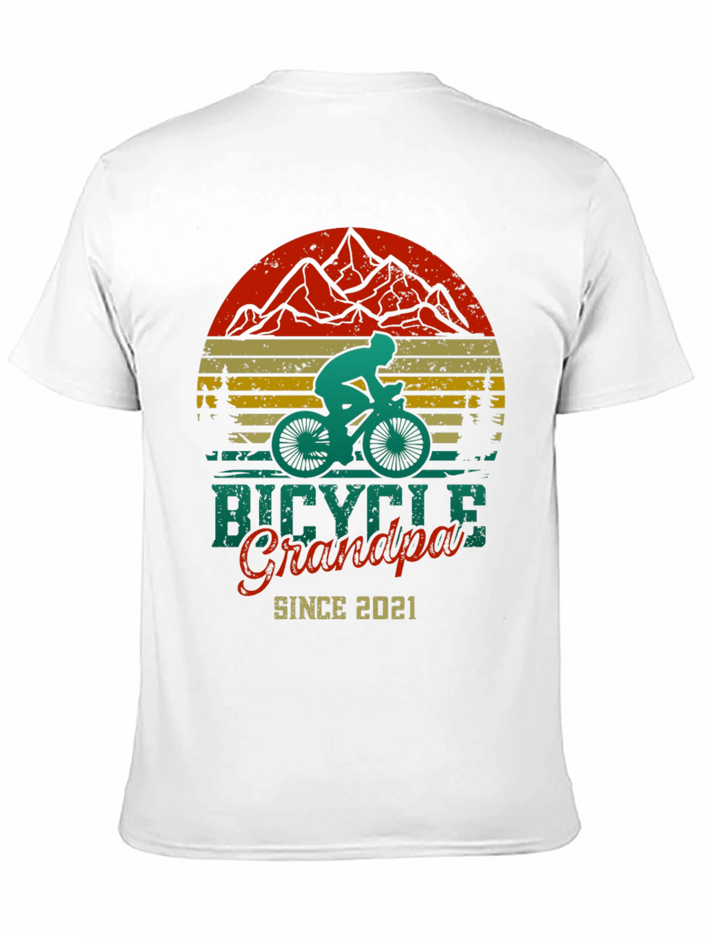 Bicycle Grandpa Since 2021 T-Shirt