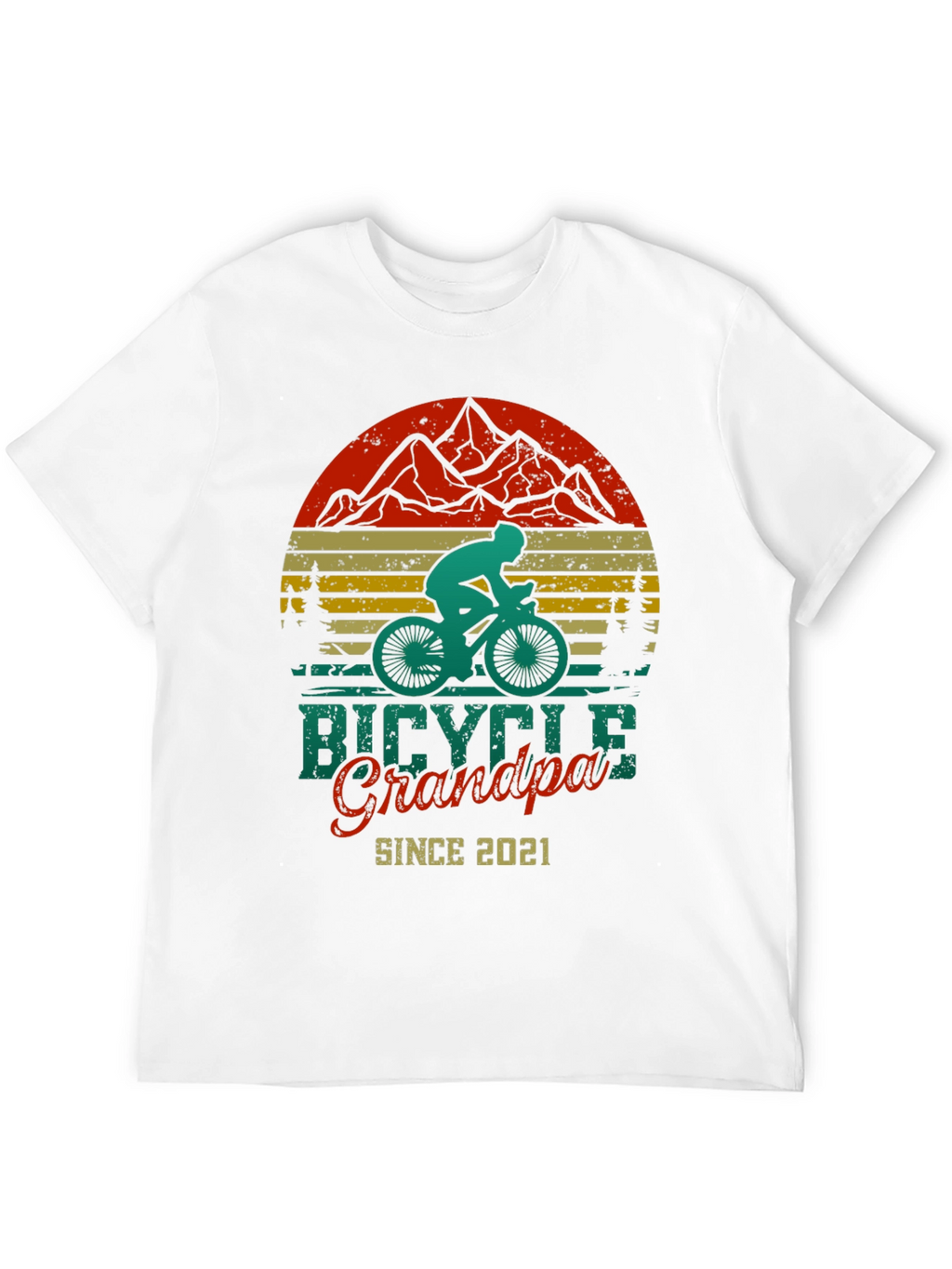 Bicycle Grandpa Since 2021 T-Shirt