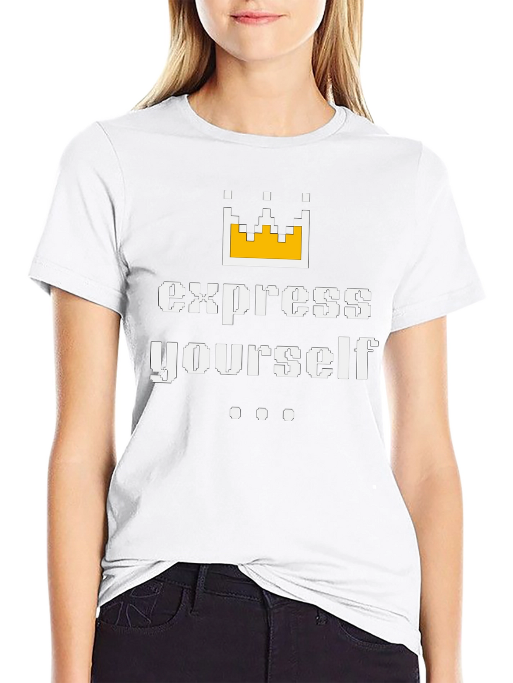 Express Yourself Pixelated T-Shirt