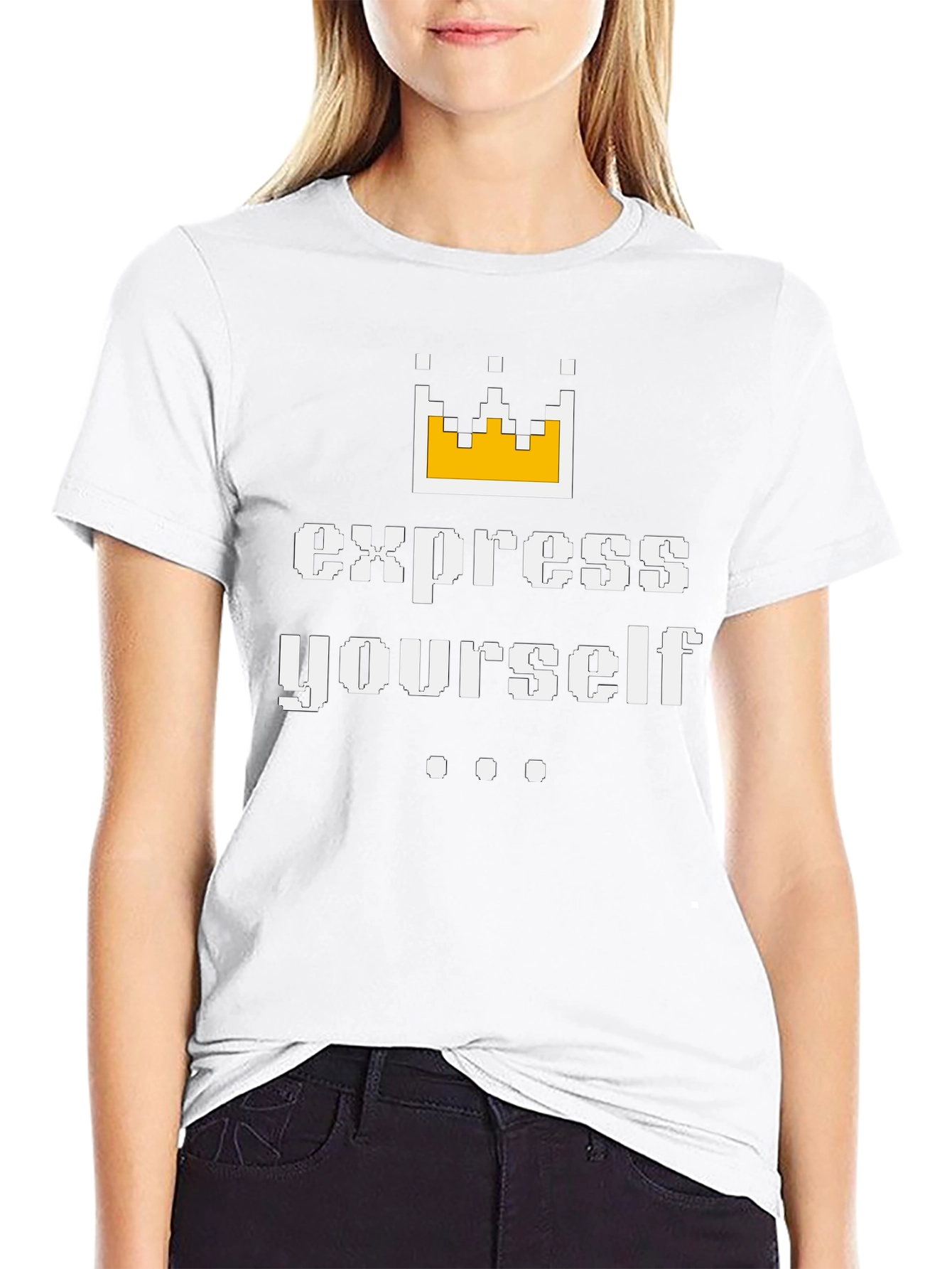 Express Yourself Pixelated T-Shirt