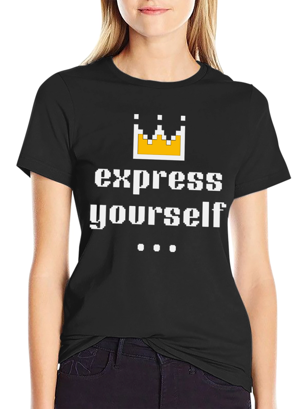 Express Yourself Pixelated T-Shirt