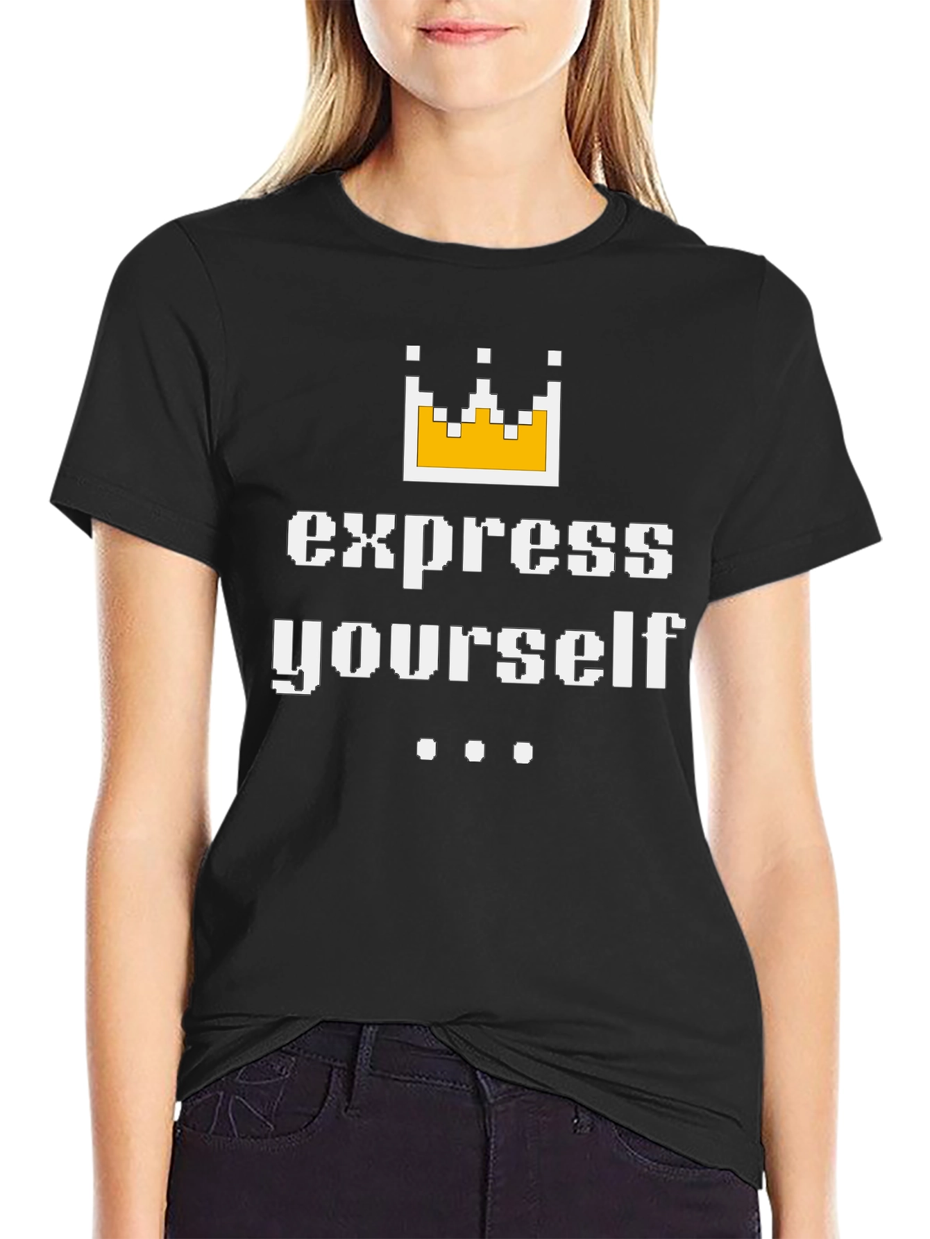 Express Yourself Pixelated T-Shirt
