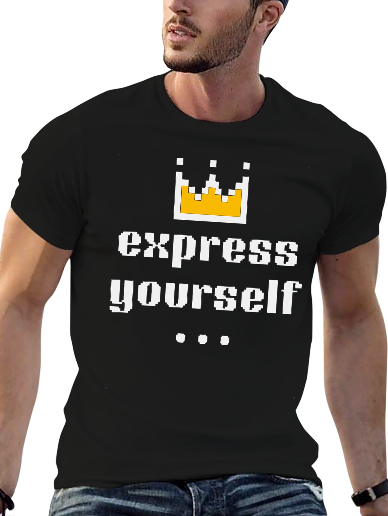 Express Yourself Pixelated T-Shirt