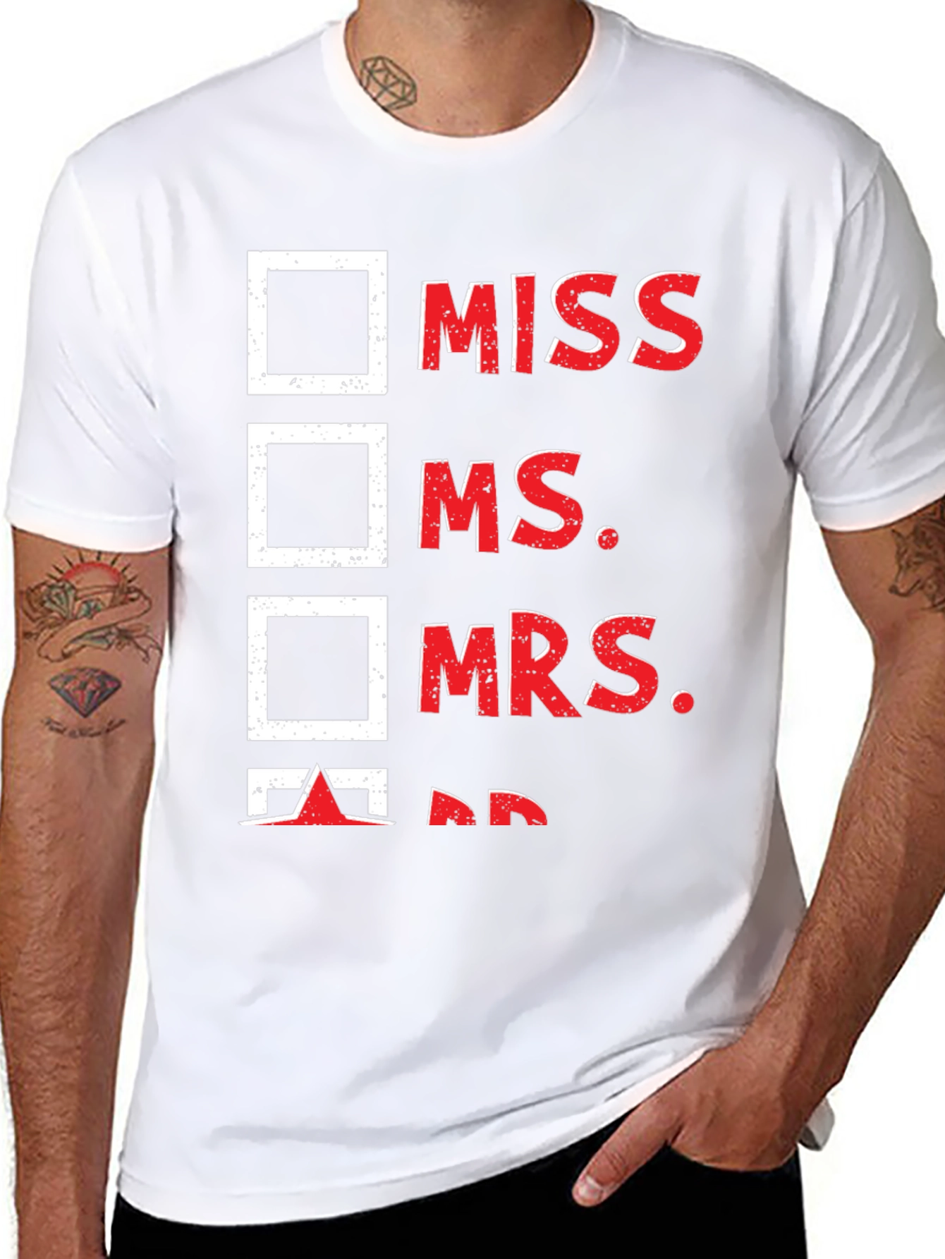 Check the Box T-Shirt - Mr. Humor Tee