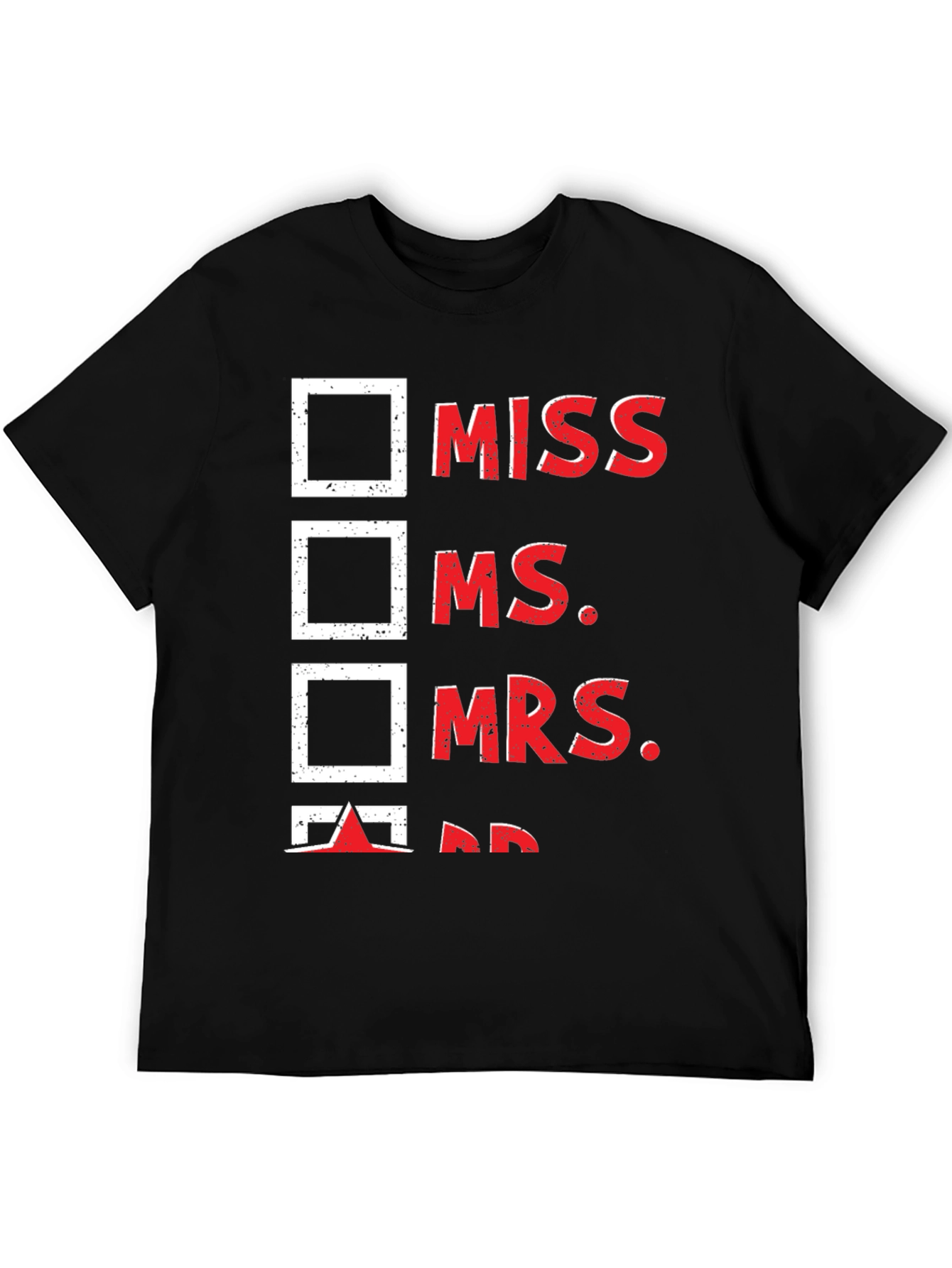 Check the Box T-Shirt - Mr. Humor Tee