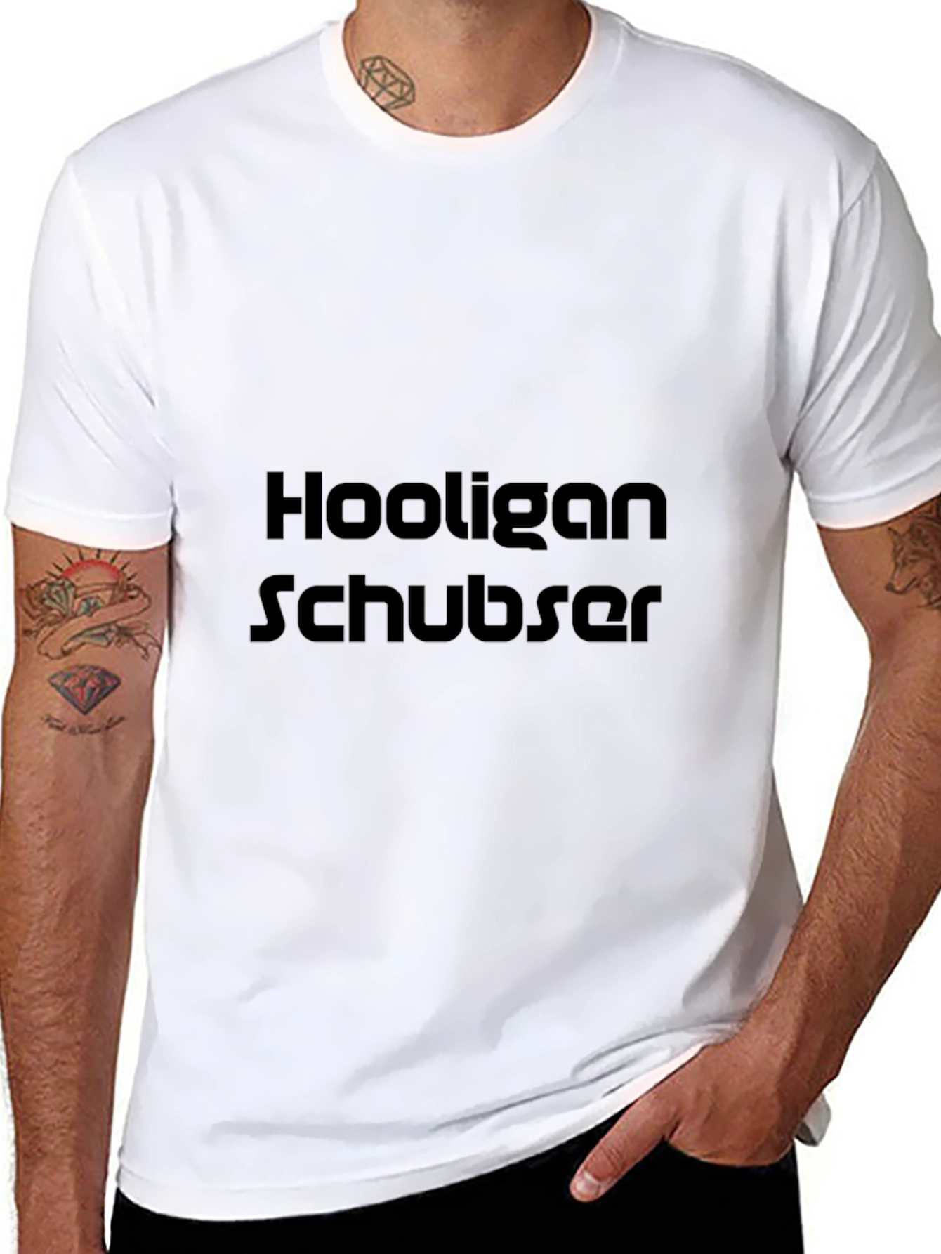 Hooligan Schubser Graphic Tee - Black
