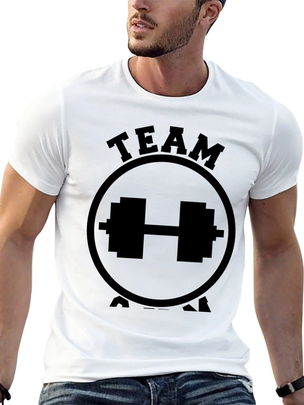 Team Alpha Gym T-Shirt: Black Fitness Apparel