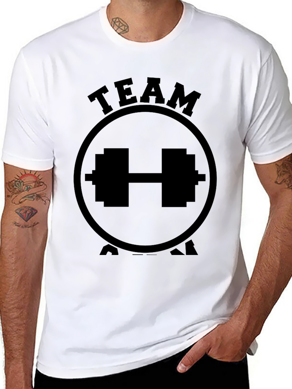 Team Alpha Gym T-Shirt: Black Fitness Apparel