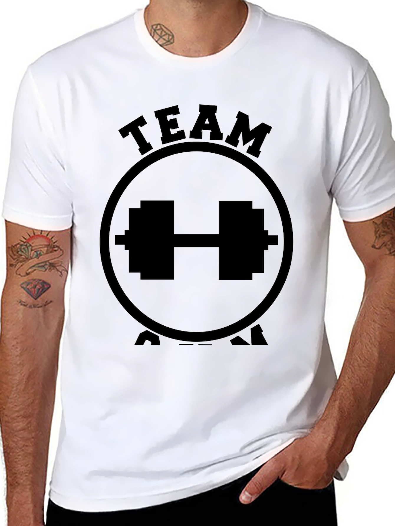 Team Alpha Gym T-Shirt: Black Fitness Apparel