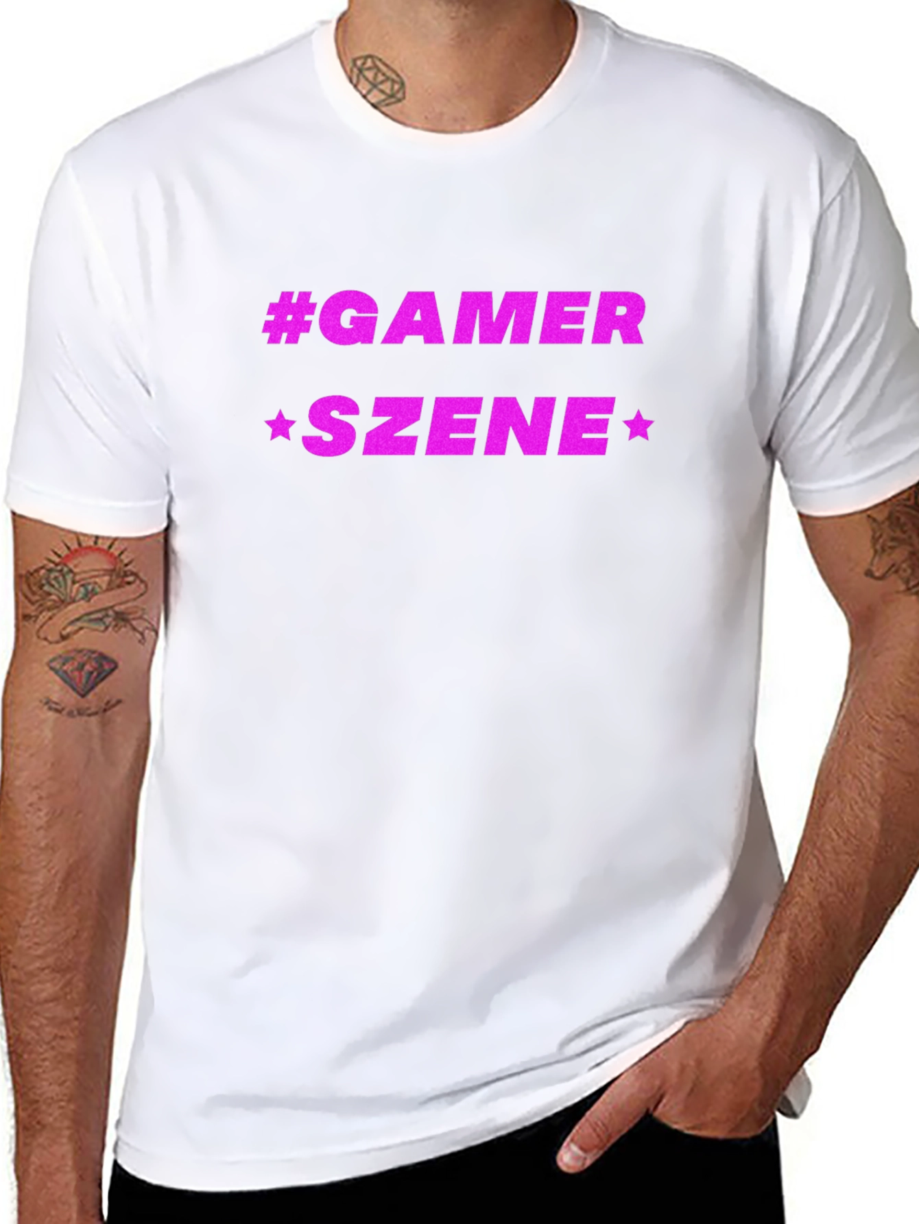 Gamer Szene Black Tee