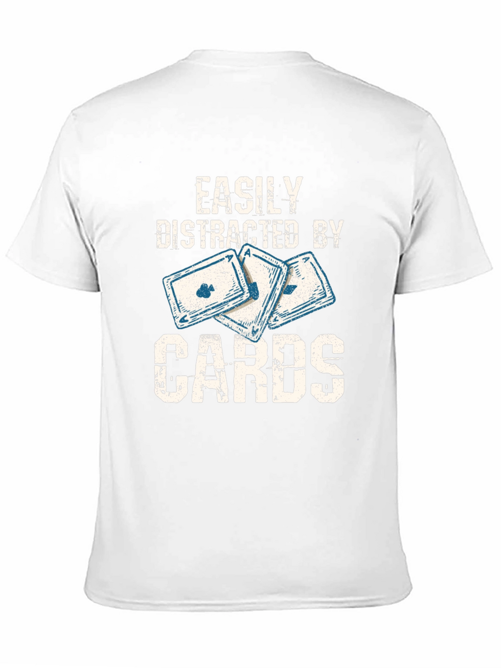 Easily Distracted By Cards - Graphic T-Shirt