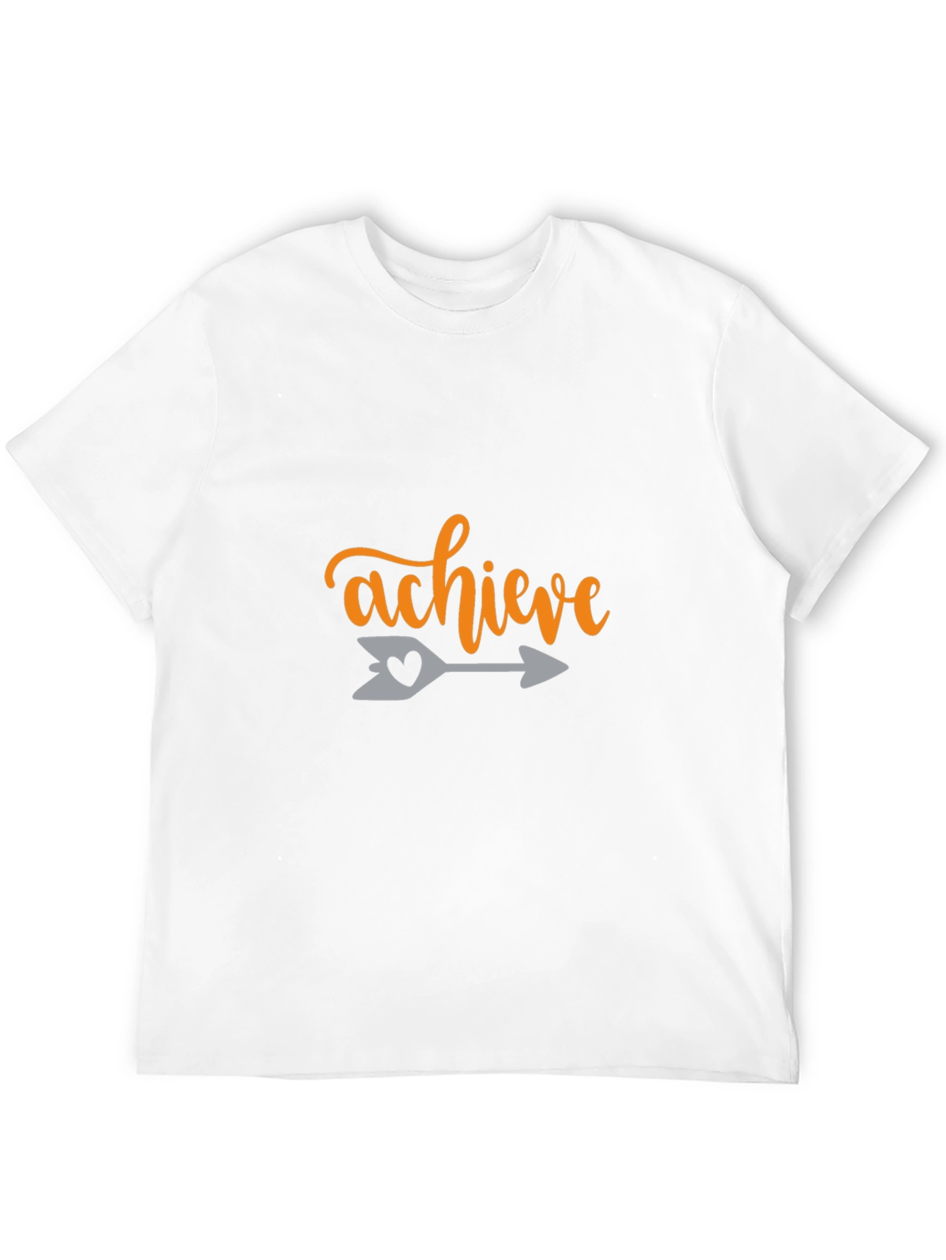 Achieve Graphic Tee - Black Cotton Blend Shirt