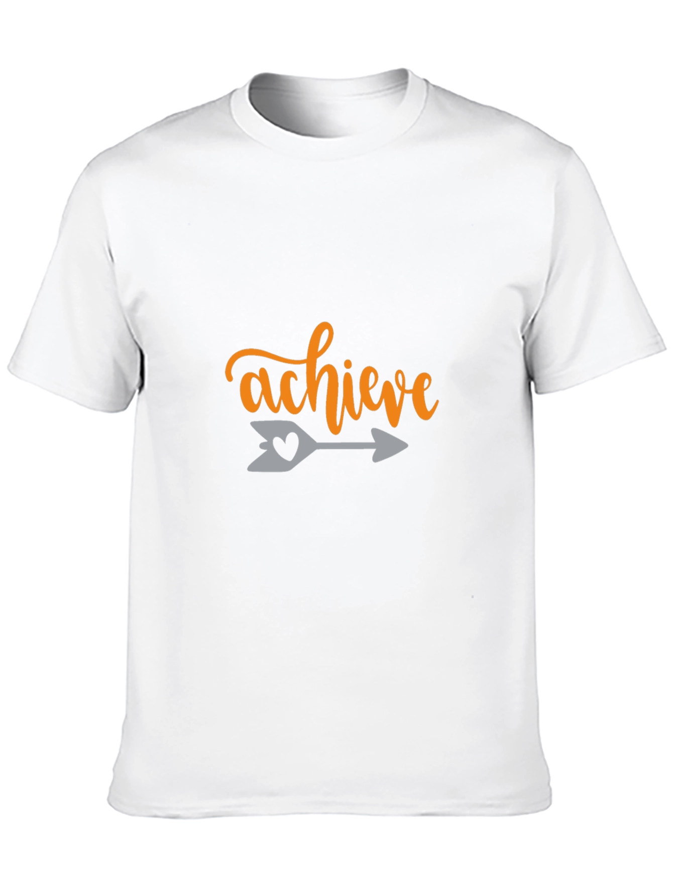 Achieve Graphic Tee - Black Cotton Blend Shirt