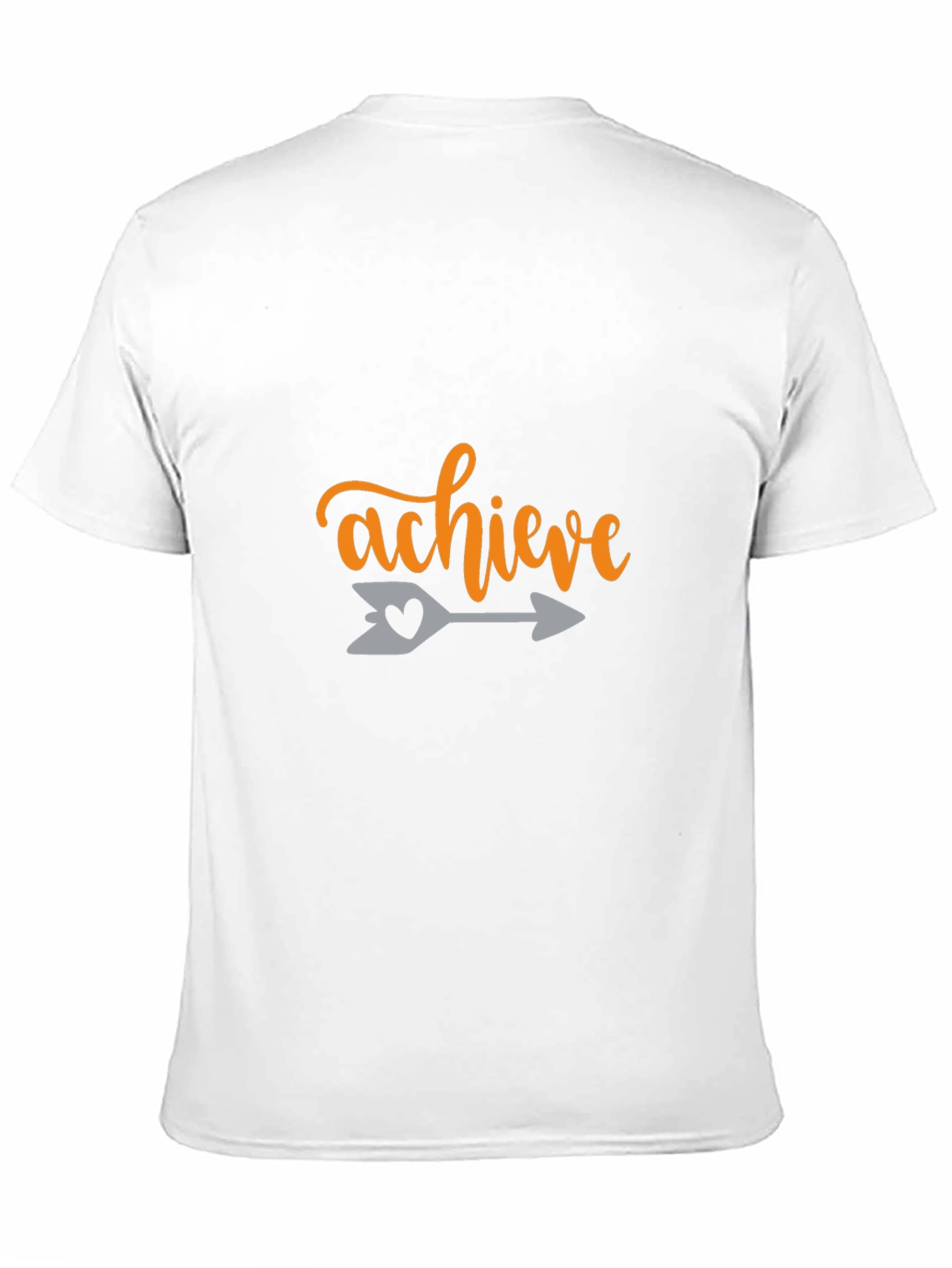 Achieve Graphic Tee - Black Cotton Blend Shirt