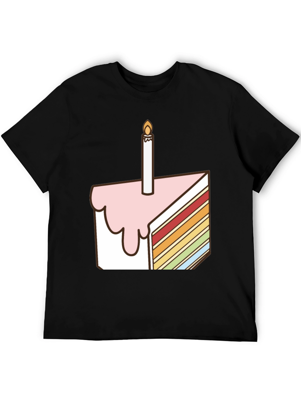 Birthday Cake Slice Graphic Tee - Unisex