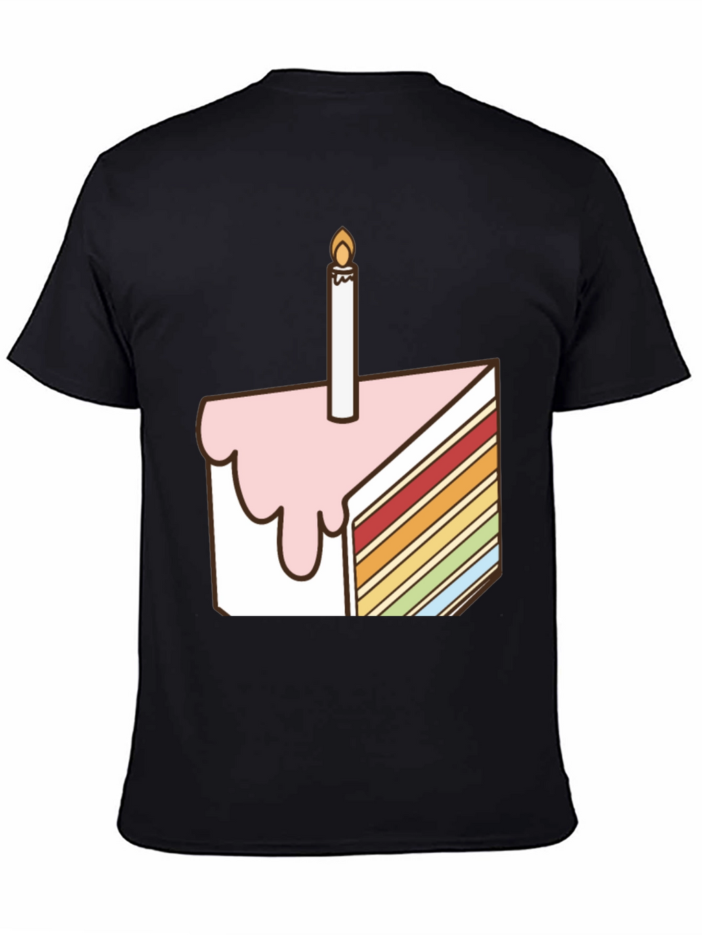 Birthday Cake Slice Graphic Tee - Unisex