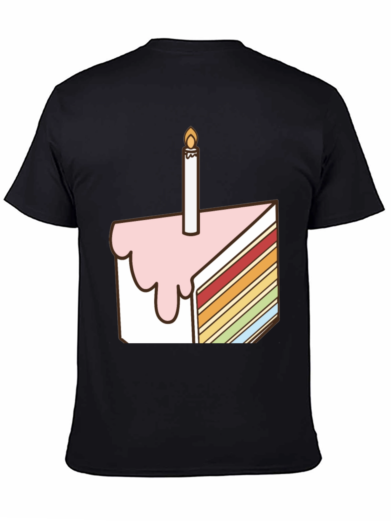 Birthday Cake Slice Graphic Tee - Unisex