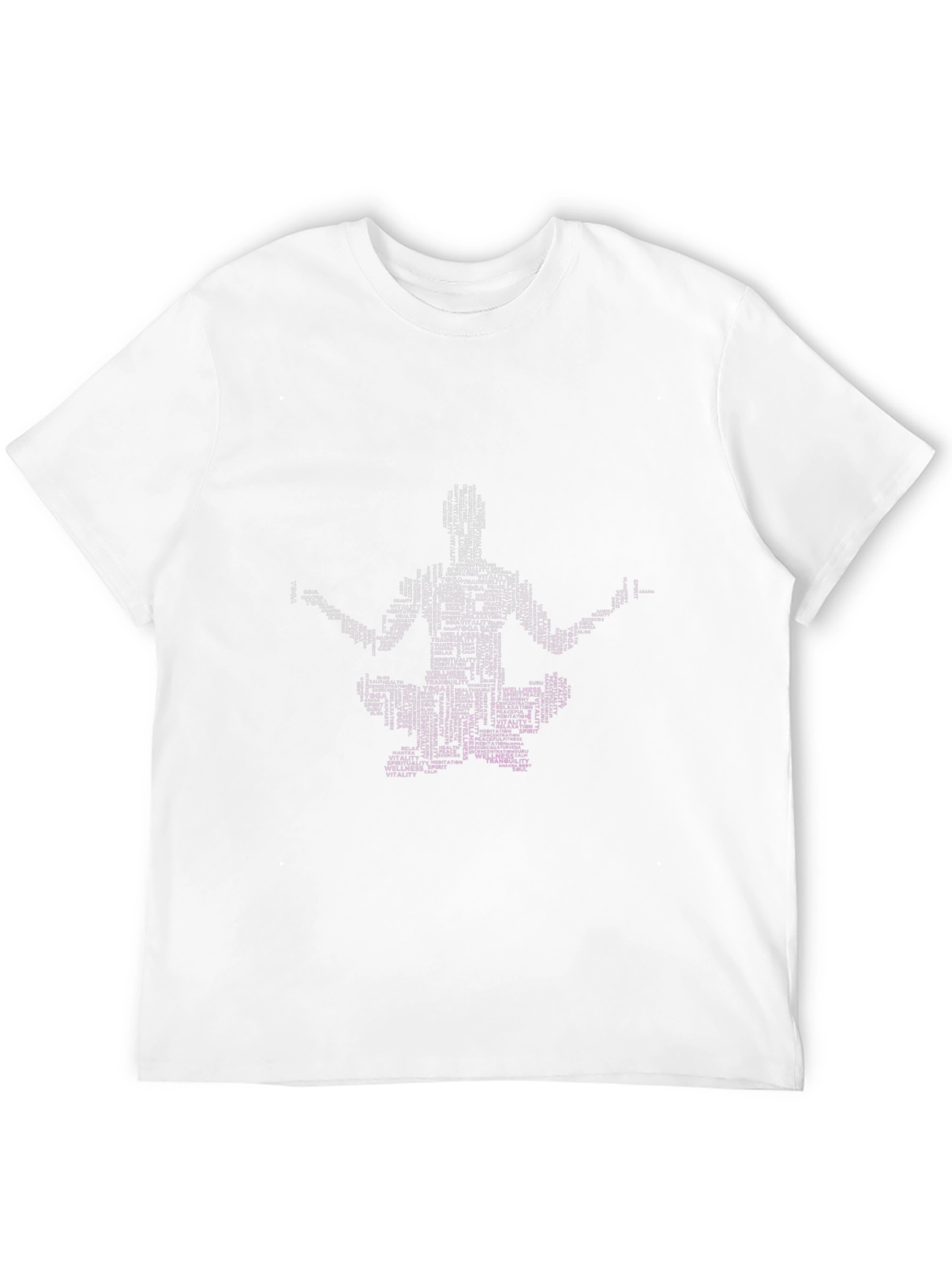 Yoga Word Art T-Shirt - Spiritual Wellness Tee