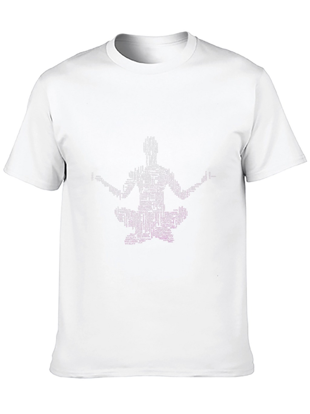 Yoga Word Art T-Shirt - Spiritual Wellness Tee