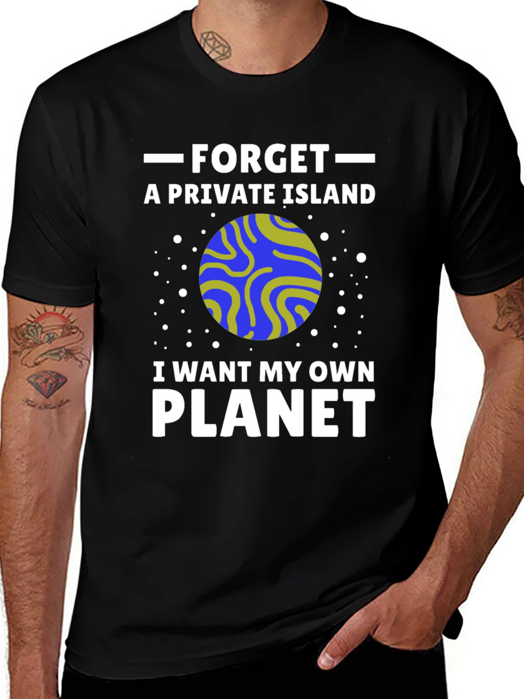 Own Planet T-Shirt - Funny Space Graphic Tee