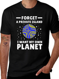 Own Planet T-Shirt - Funny Space Graphic Tee