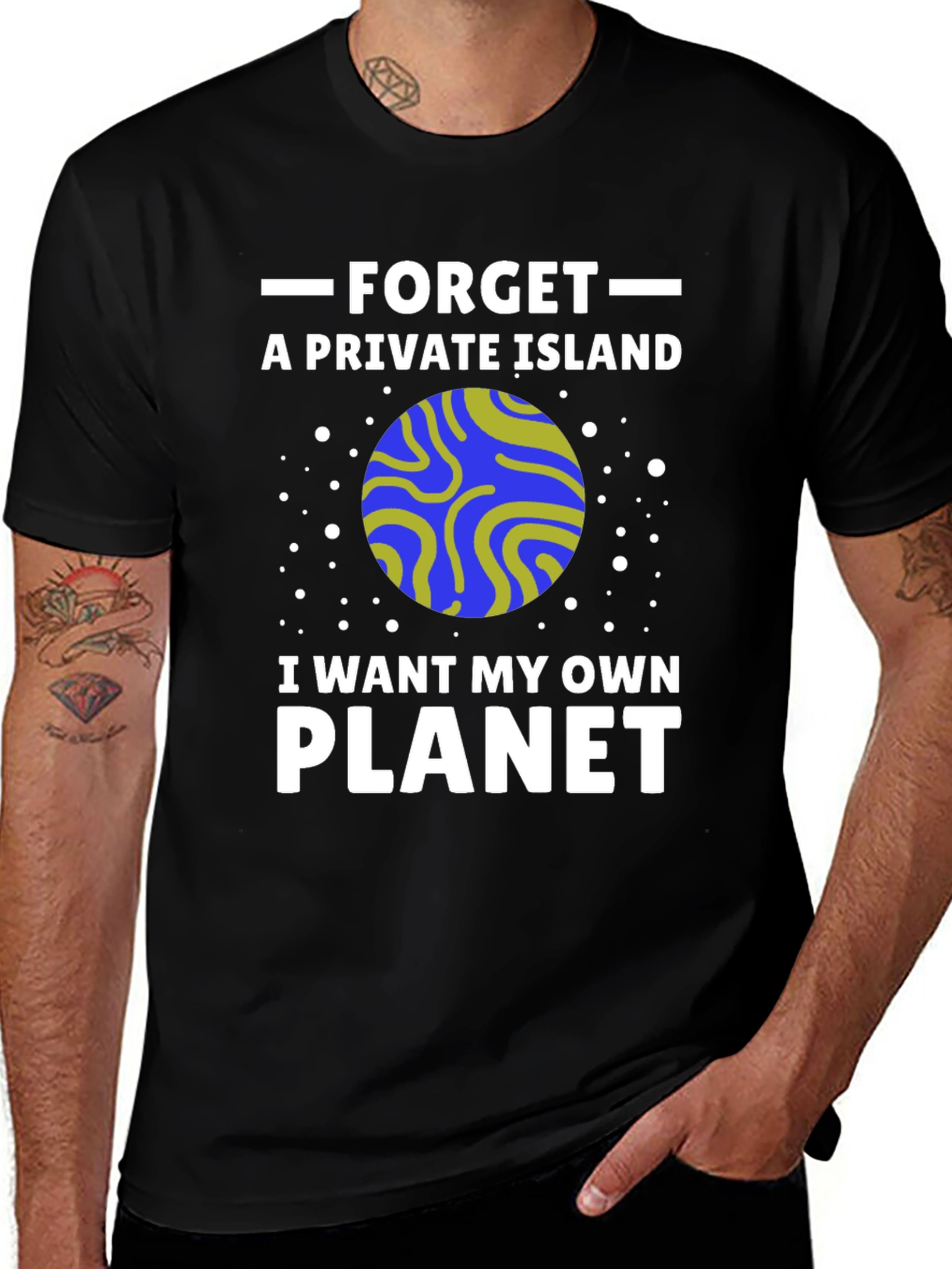 Own Planet T-Shirt - Funny Space Graphic Tee