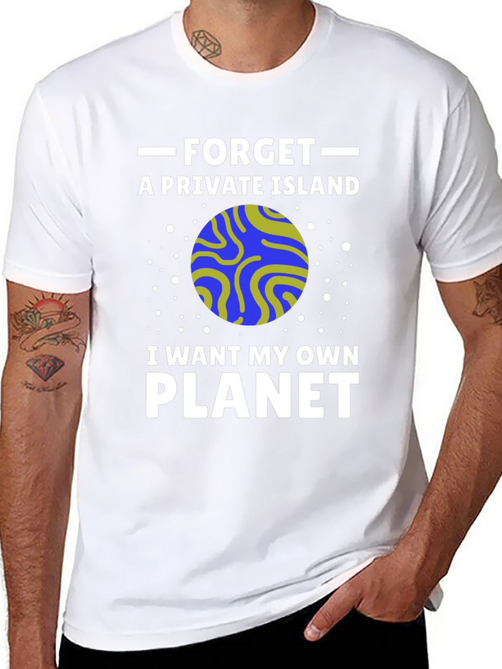 Own Planet T-Shirt - Funny Space Graphic Tee