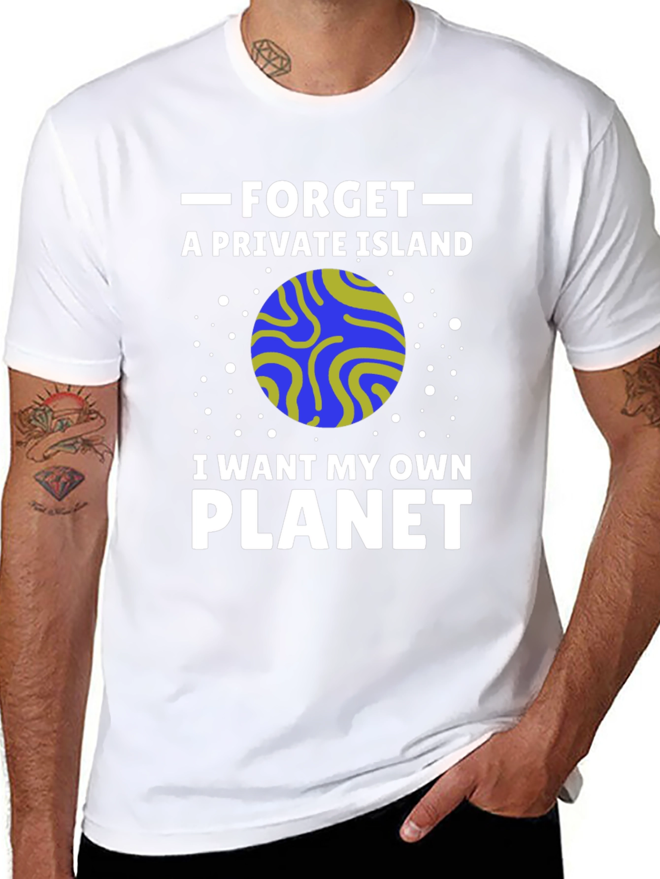 Own Planet T-Shirt - Funny Space Graphic Tee