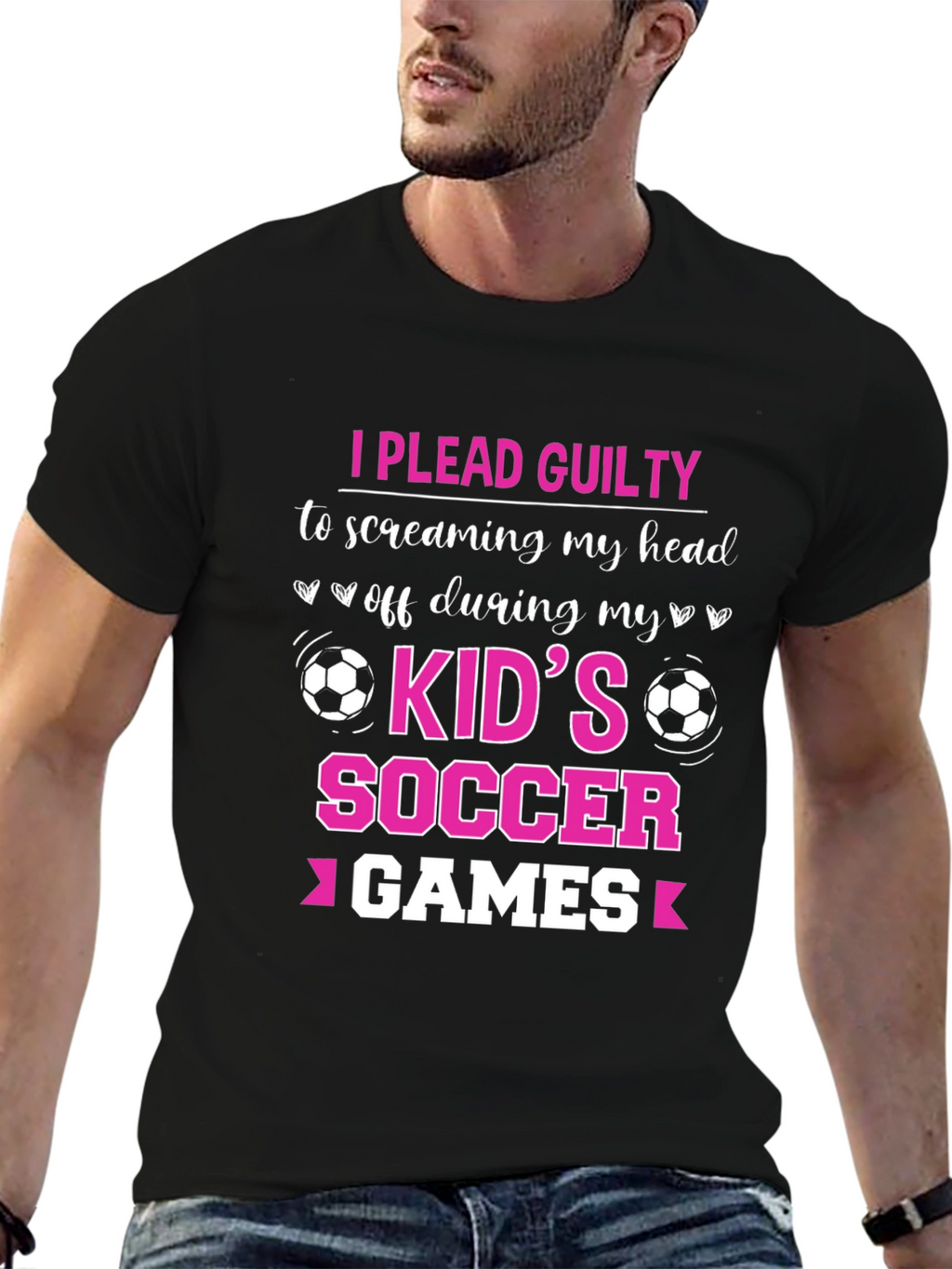 I Plead Guilty Kids Soccer Games T-Shirt