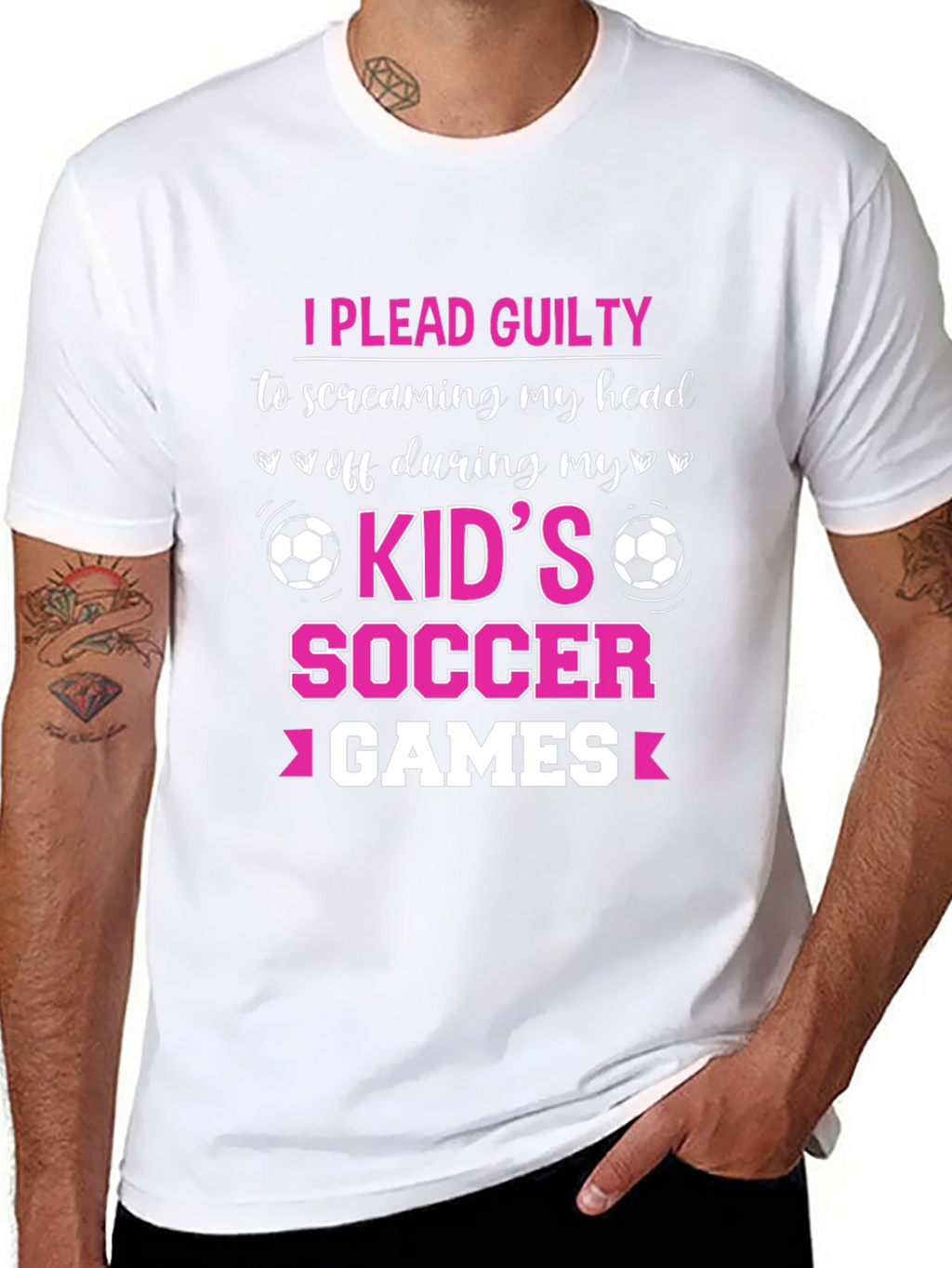 I Plead Guilty Kids Soccer Games T-Shirt
