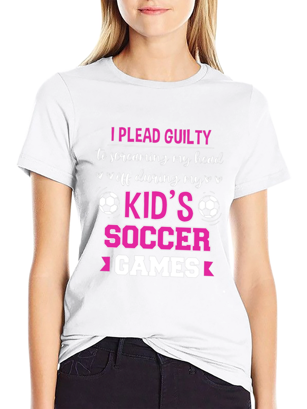 I Plead Guilty Kids Soccer Games T-Shirt
