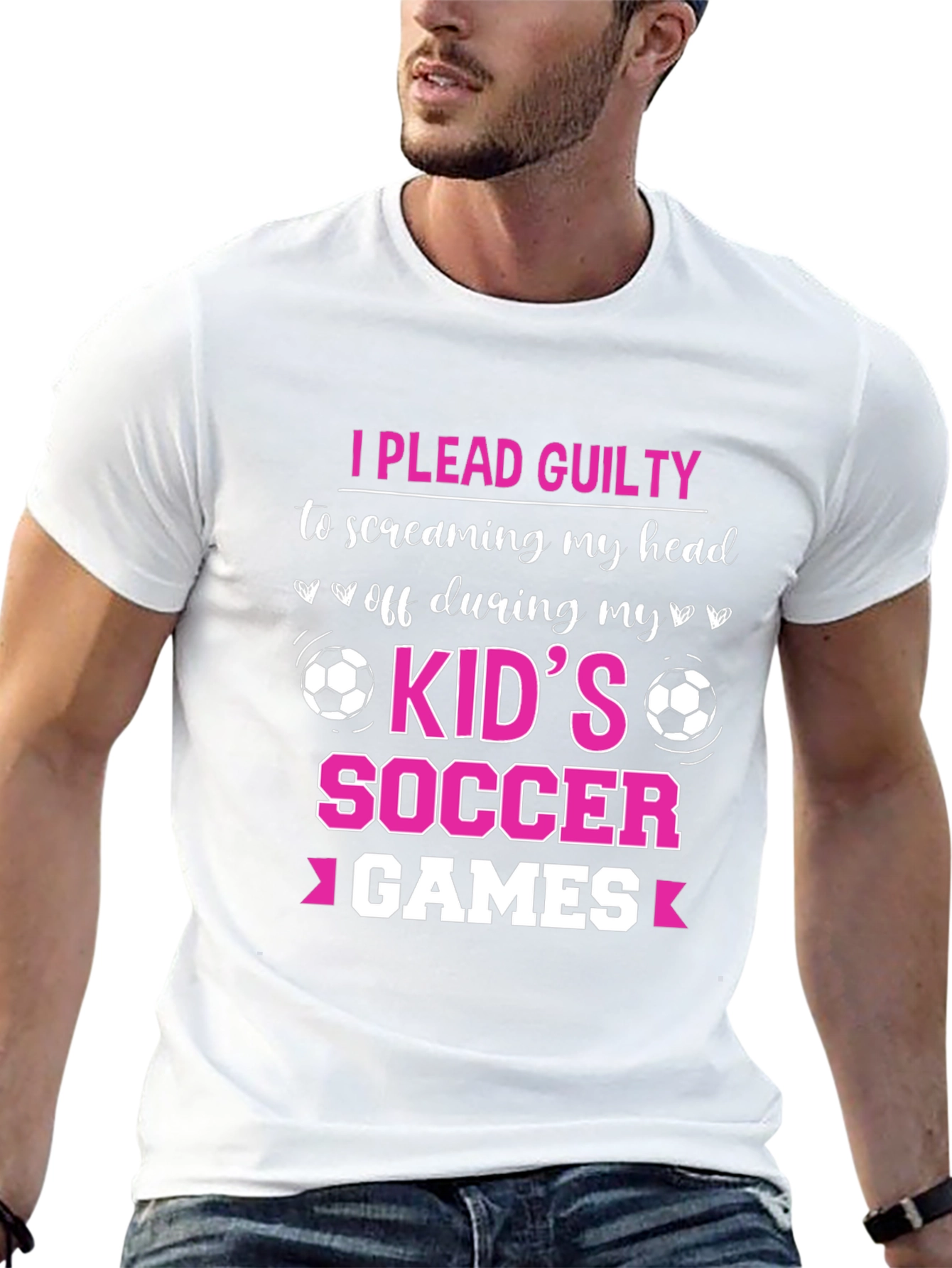 I Plead Guilty Kids Soccer Games T-Shirt