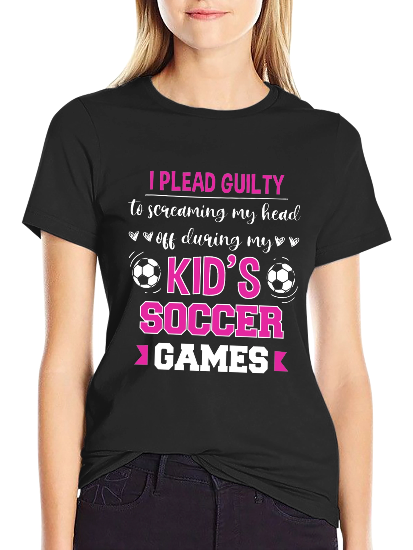 I Plead Guilty Kids Soccer Games T-Shirt