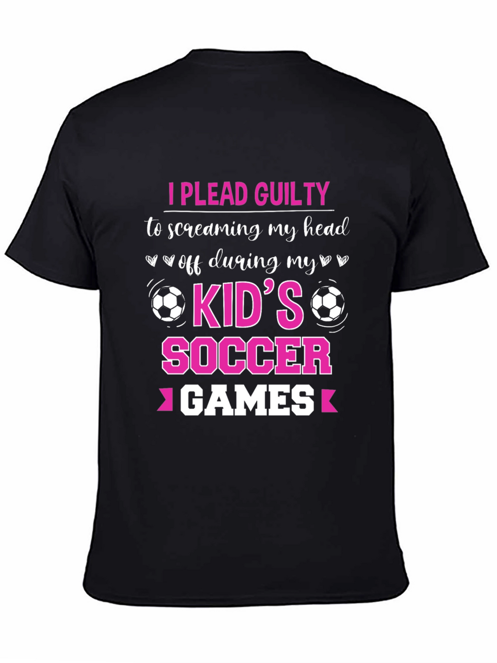 I Plead Guilty Kids Soccer Games T-Shirt